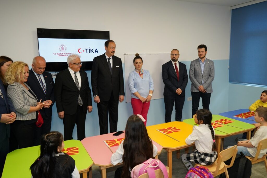 TİKA’nın destekleriyle, Üsküp Yaşar Bey Şkupi İlkokulu’nda Yeni Eğitim Alanlarının Oluşturulması Projesi hayata geçirildi