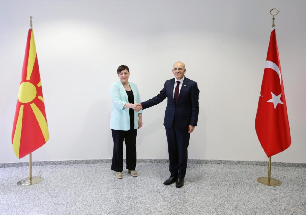 Makedonya ve Türkiye Maliye Bakanları bir araya geldi