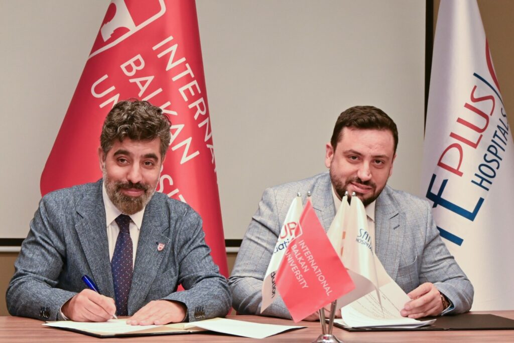 Uluslararası Balkan Üniversitesi ile Sante Plus Grubu arasında iş birliği protokolü imzalandı