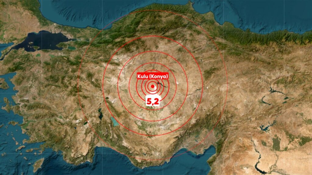 Konya Kulu’da 5.2 büyüklüğünde deprem