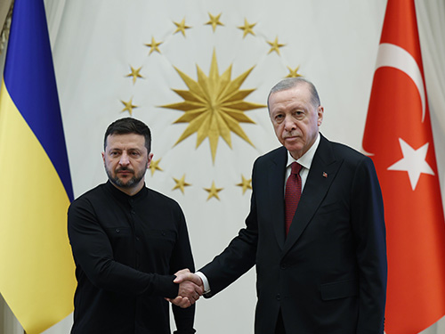 Cumhurbaşkanı Erdoğan, Ukrayna Devlet Başkanı Zelenskiy ile görüştü