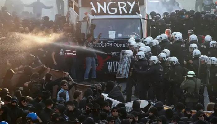 Almanya’daki olaylı Nekbe Günü protestosunda yaralı sayısı 10’a yükseldi
