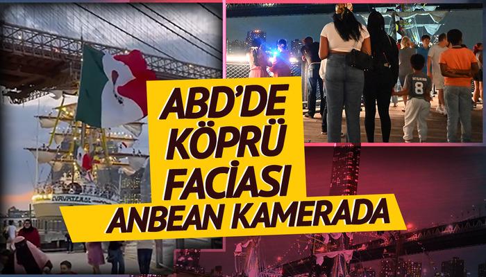 Yelkenlerden düştüler! ABD’de köprü faciası anbean kamerada: Feci şekilde can verdiler… “Hepimiz koşmaya başladık, büyük şoktu”