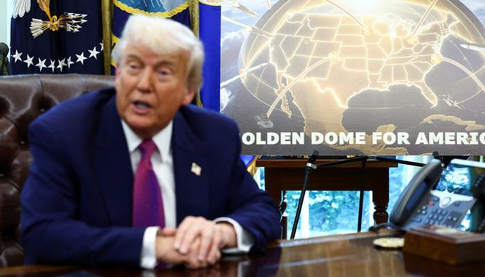 ABD Başkanı Trump: “Yeni savunma sistemimiz Altın Kubbe’yi kuruyoruz. İsrail’in demir kubbesinden daha iyi olacak”