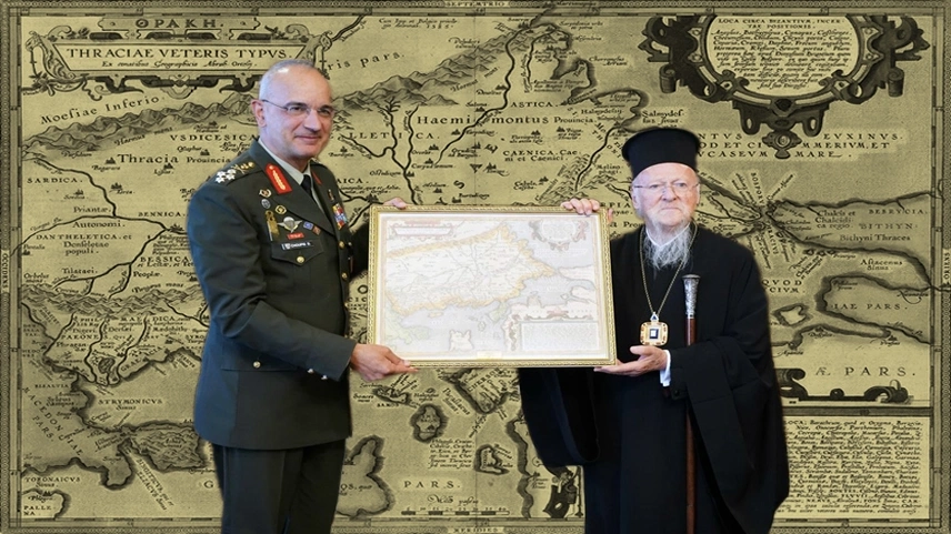 Yunan Genelkurmay Başkanı’ndan Bartholomeos’a Helenizm haritası