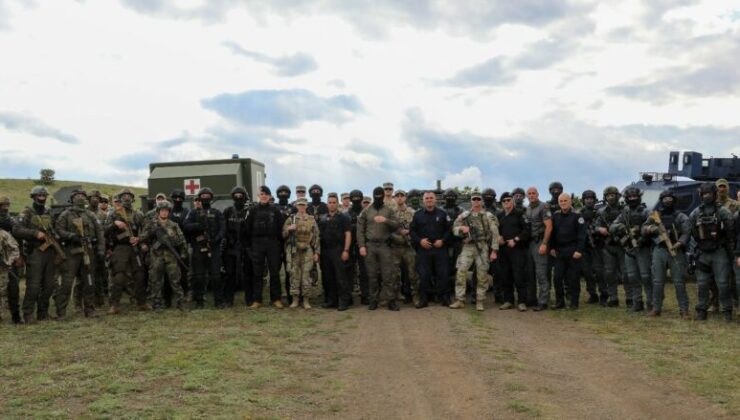 Kosova polisi ile KFOR, kuzeyde ortak tatbikat gerçekleştirdi