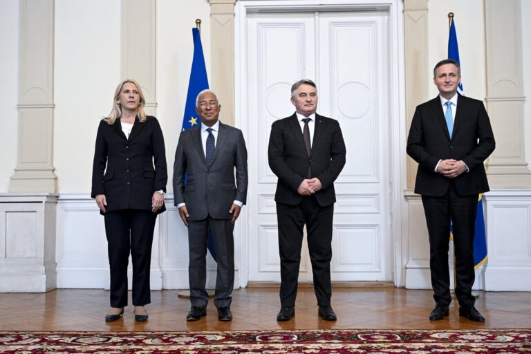 AB Konseyi Başkanı Costa, AB üyeliğinde ilerleme sağlanması için Bosna’da reform çağrısında bulundu