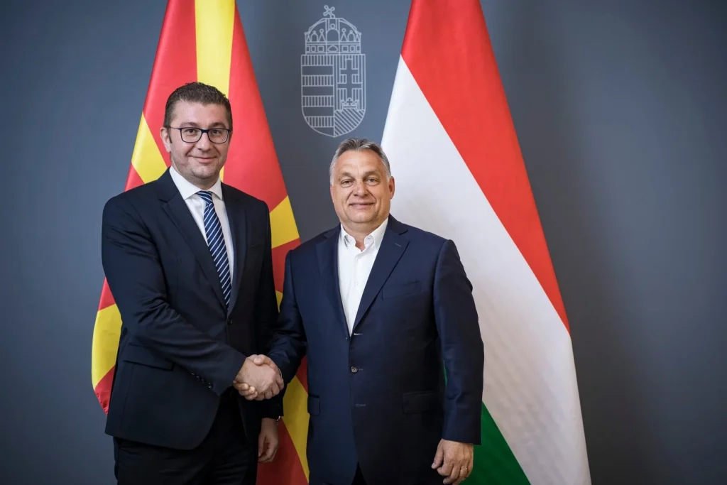 Mickoski, Budapeşte’de Macaristan Başbakanı Orban ile bir araya geldi