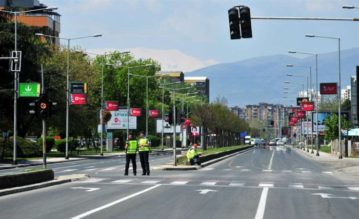 Yarın Üsküp’te özel trafik kuralları uygulanacak