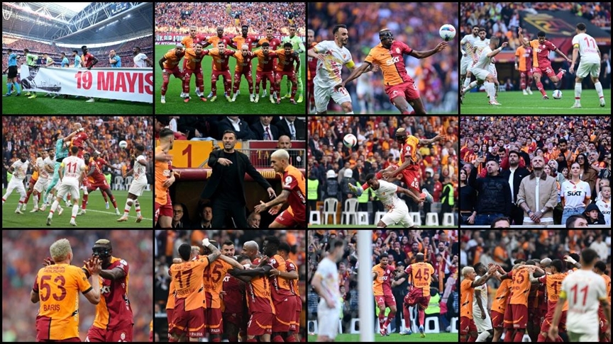 Türkiye Süper Ligi’nde şampiyon Galatasaray