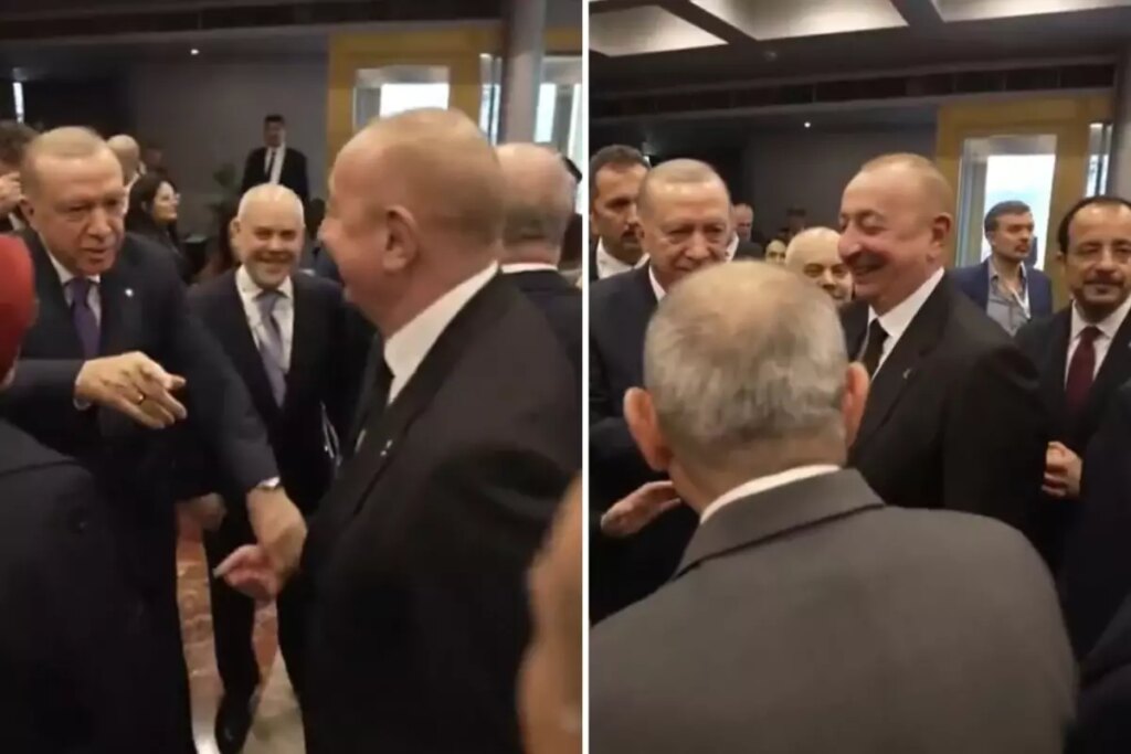 Tiran’da dikkat çeken anlar! Başrolde Erdoğan, Aliyev ve Paşinyan var