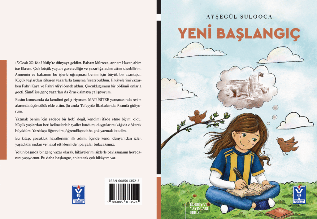 Genç yazar Ayşegül Sulooca “Yeni Başlangıç” adlı ilk kitabını yayınladı