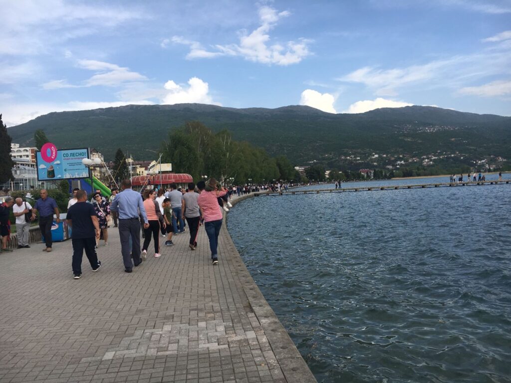 Ohri Gölü’nün su seviyesi Haziran ayı ortalamasından 17 santimetre daha düşük