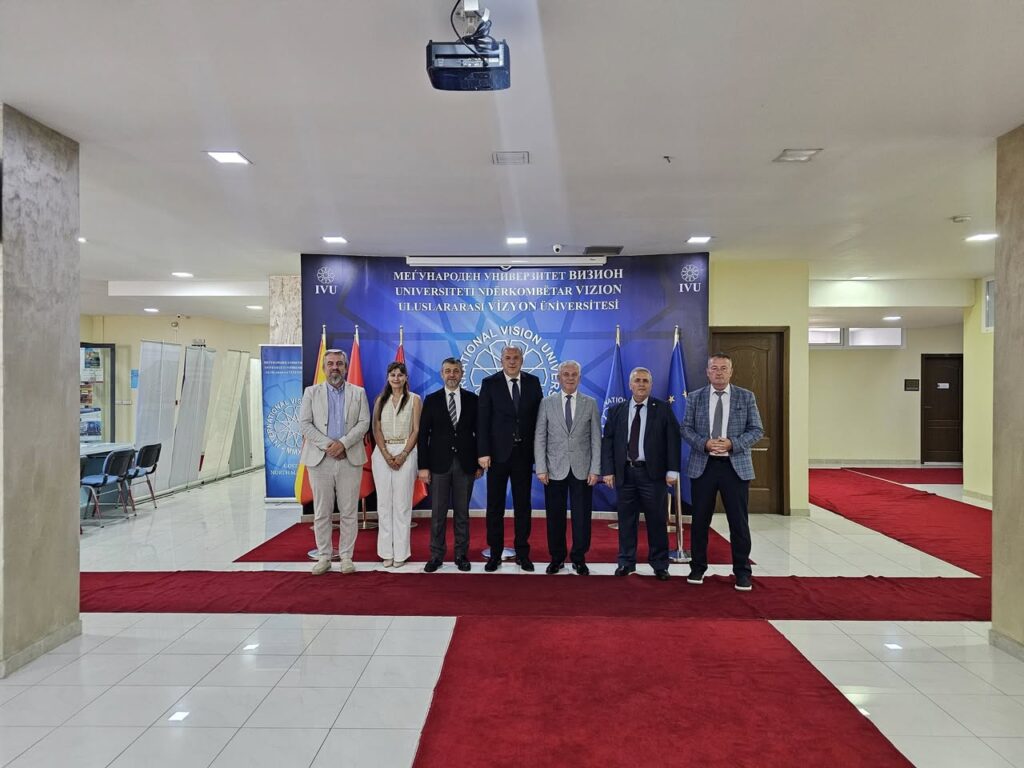 Kosova’dan, Uluslararası Vizyon Üniversitesi’ne ziyaret