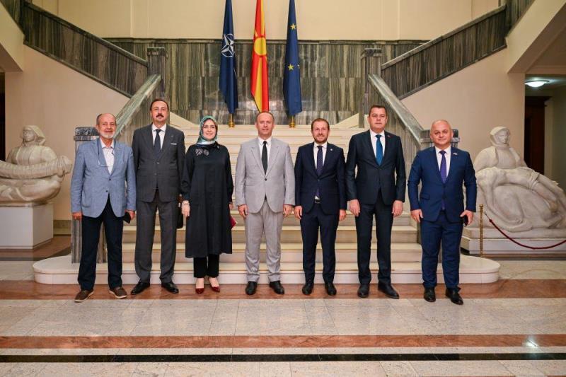 Türkiye-Kuzey Makedonya Parlamentolar Arası Dostluk Grubu Makedonya temasları devam ediyor
