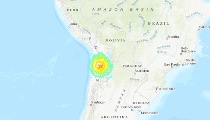 Şili’nin Atacama bölgesinde 6,4 büyüklüğünde deprem meydana geldi