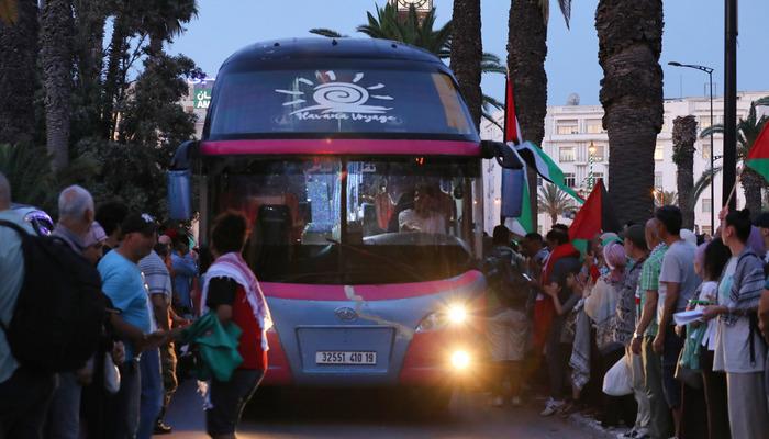 Mağrip Direniş Konvoyu yola çıktı! Gazze için bu kez denizden değil, karadan ilerliyorlar