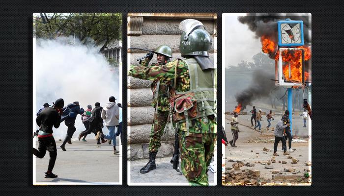 Kenya’da halk vergi yasasına tepki için sokaklara indi, ortalık karıştı: 56 yaralı
