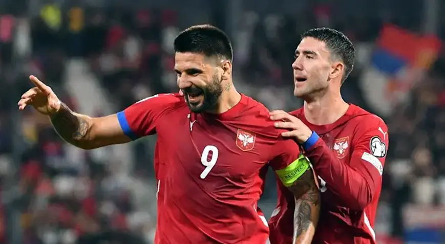 Sırbistan, Andorra’yı Aleksandar Mitrovic ile yıktı