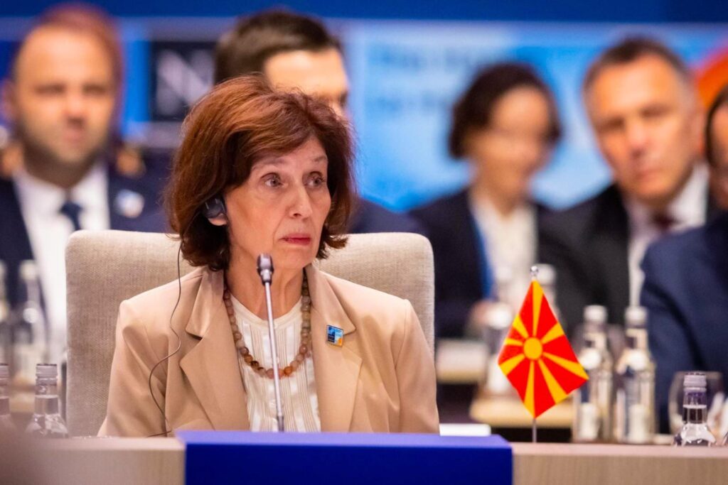 Cumhurbaşkanı Davkova, NATO Zirvesi’nde genişleme sürecinin engellenmesinin kaldırılması çağrısında bulundu