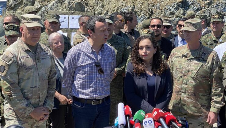 Osmani ve Kurti, Defender Europe tatbikatını yerinde izledi
