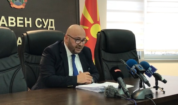 Avrupa Cephesi, Anayasa Mahkemesi Başkanı Darko Kostadinovski hakkında gensoru önergesi verdi