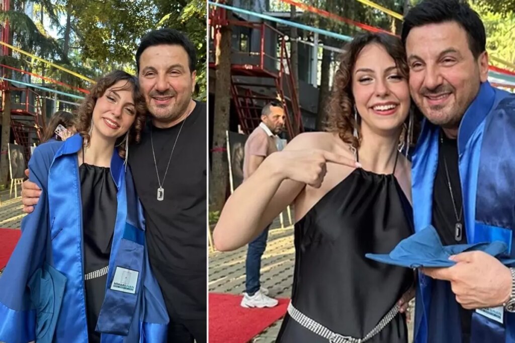 Davut Güloğlu’nun gözlerden uzak büyüttüğü kızı üniversiteden mezun oldu