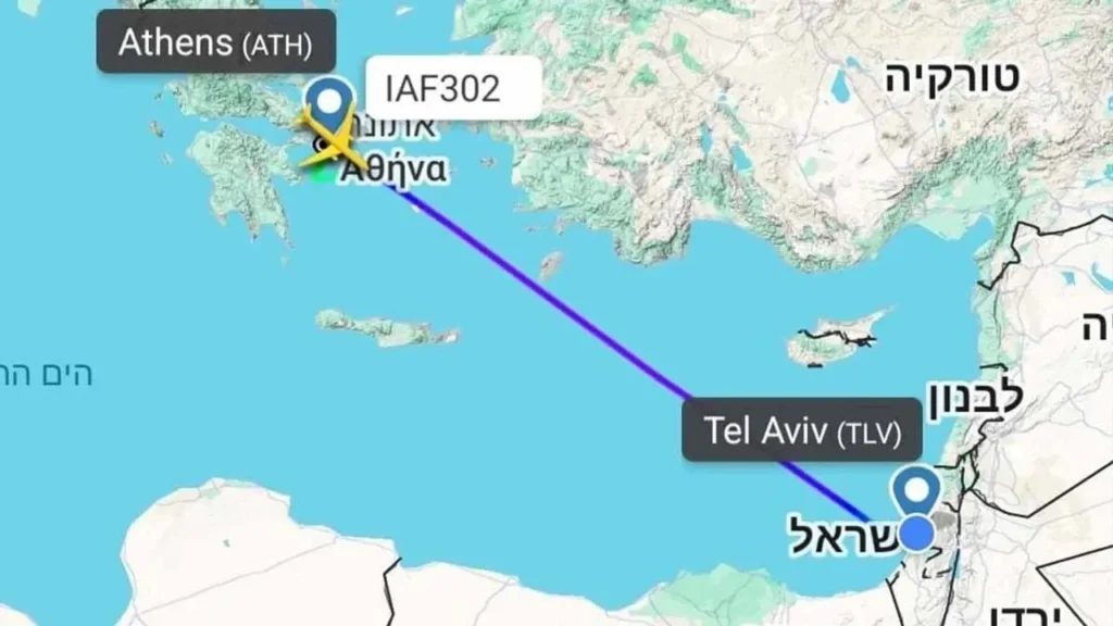 İsrail Başbakanı Netanyahu’nun uçağı Yunanistan’a uçtu