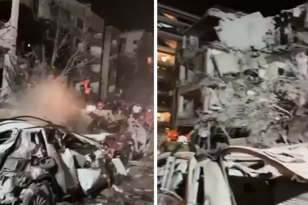 İran’ın vurduğu Tel Aviv’deki yıkım kameralara yansıdı
