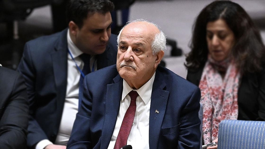 Filistin’in BM Daimi Temsilcisi, ABD’nin Gazze’de ateşkes öngören karar tasarısını veto etmesini eleştirdi