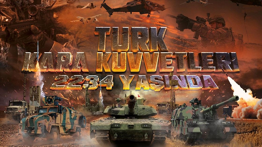 MSB’den Türk Kara Kuvvetlerinin 2234’üncü kuruluş yıl dönümüne ilişkin paylaşım