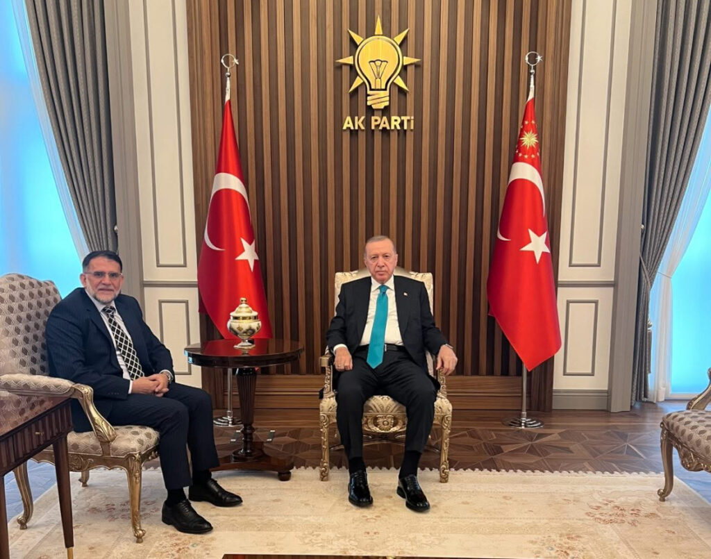 Cumhurbaşkanı Recep Tayyip Erdoğan, Milletvekili Salih Murat’i Kabül Etti