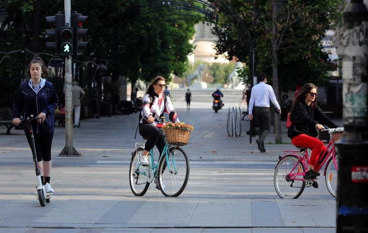 Makedonya bisiklet ve scooter kullanımında Avrupa’nın çok gerisinde