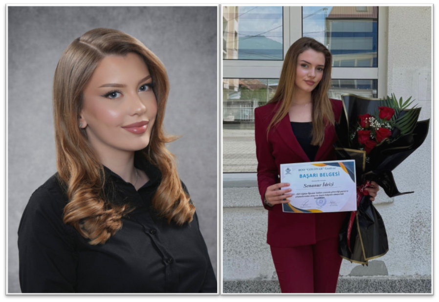 Lise Mezuniyetinde İki Gurur Tablosu: Ece Matyan ve Senanur İdrizi