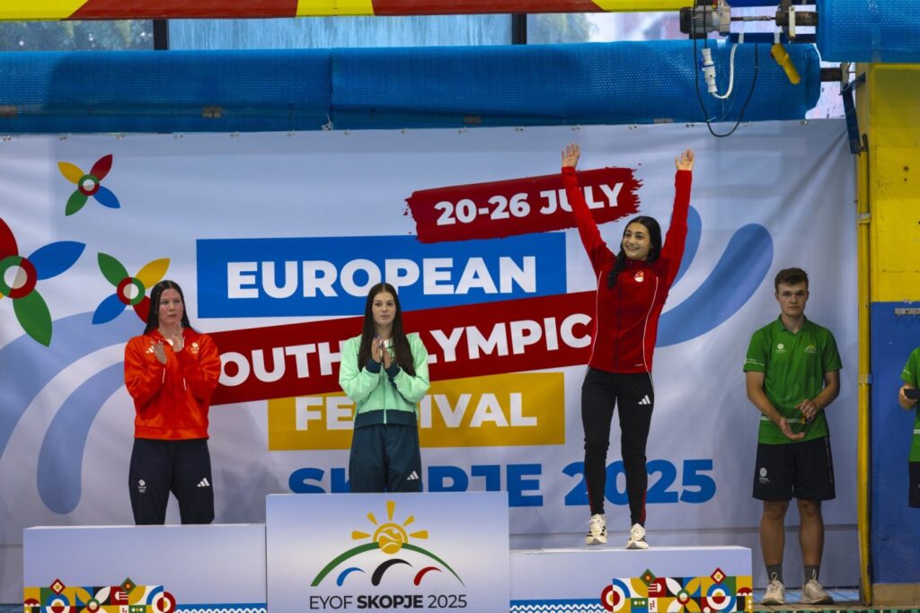 Üsküp’te EYOF 2025 Coşkusu: Gençlik Olimpiyatları Tüm Hızıyla Devam Ediyor