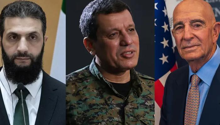 Suriye Devlet Başkanı Şara, SDG’li Abdi ve ABD’nin Suriye Temsilcisi Barrack ile bir araya geldi