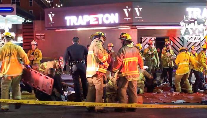 Los Angeles’ta bir araç kalabalığın arasına daldı! Çok sayıda yaralı var