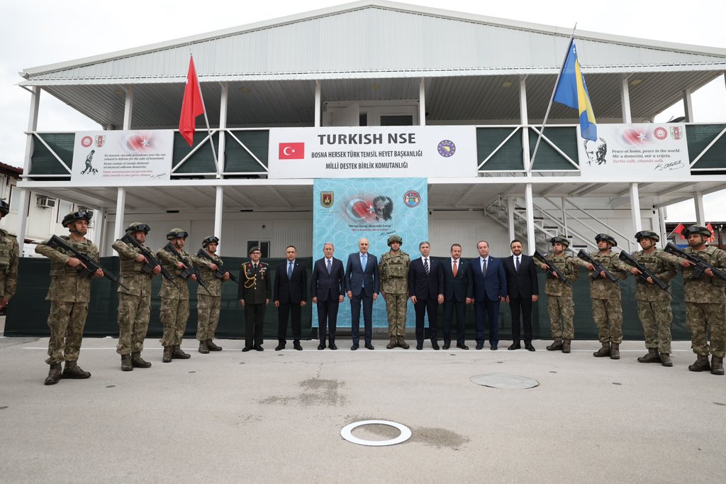 TBMM Başkanı Kurtulmuş, Bosna Hersek’te EUFOR Türk Temsil Heyeti Başkanlığını ziyaret etti