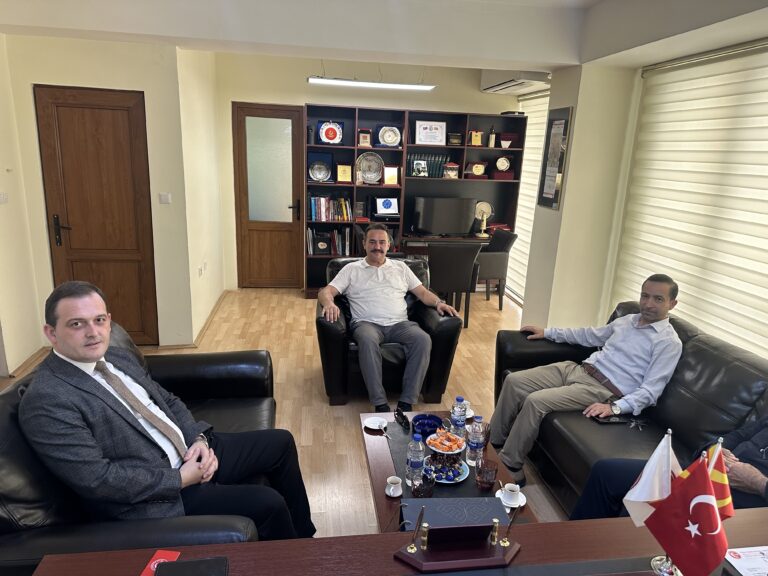 Türkiye’nin Üsküp Büyükelçiliği temsilcilerinden TDP Genel Başkanı Zeynula’ya ziyaret