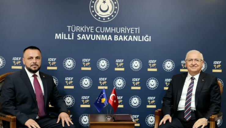 Kosova Savunma Bakanı Maqedonci, Türkiye Savunma Bakanı Güler ile görüştü