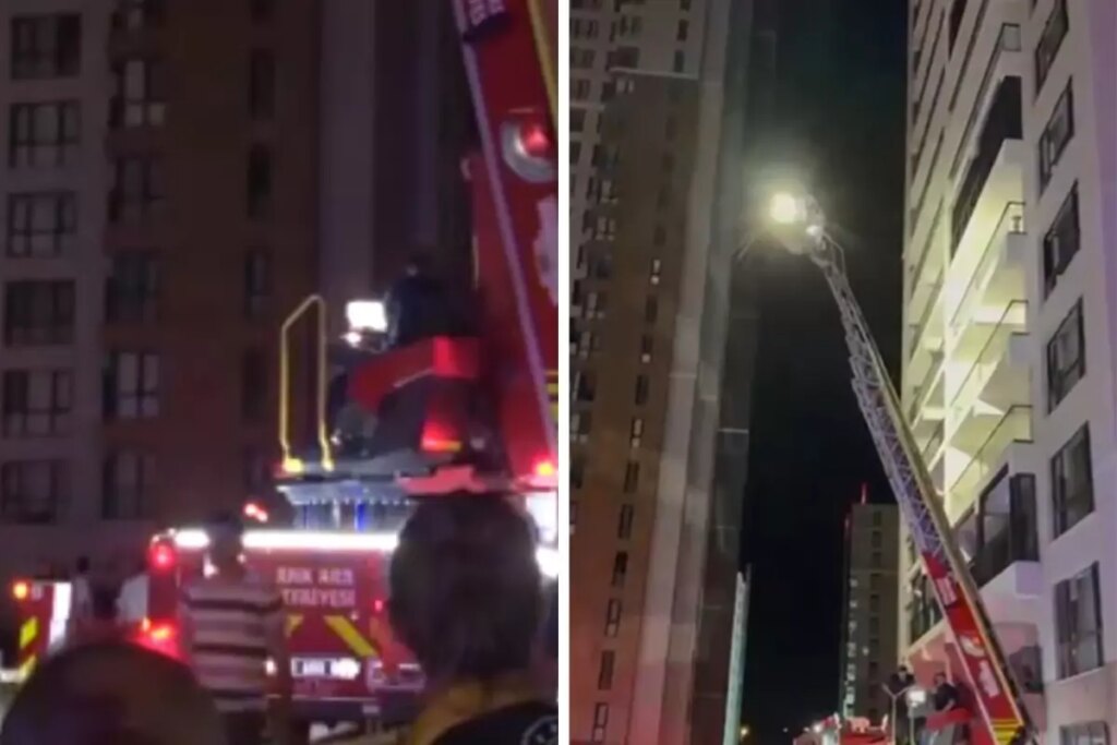 Ankara’da 26 katlı binada korkutan yangın! Çok sayıda kişi mahsur kaldı