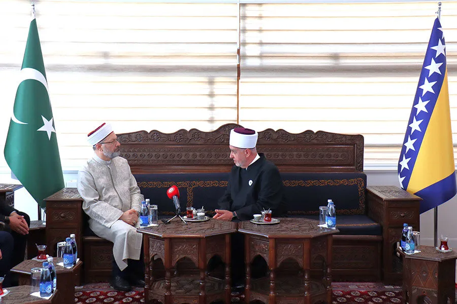 Diyanet İşleri Başkanı Erbaş, Bosna Hersek İslam Birliği Başkanlığını ziyaret etti