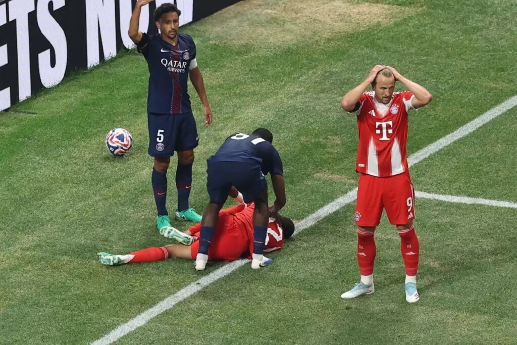 Bayern Münih-PSG maçında şok eden olay! Musiala’nın ayağı kırıldı