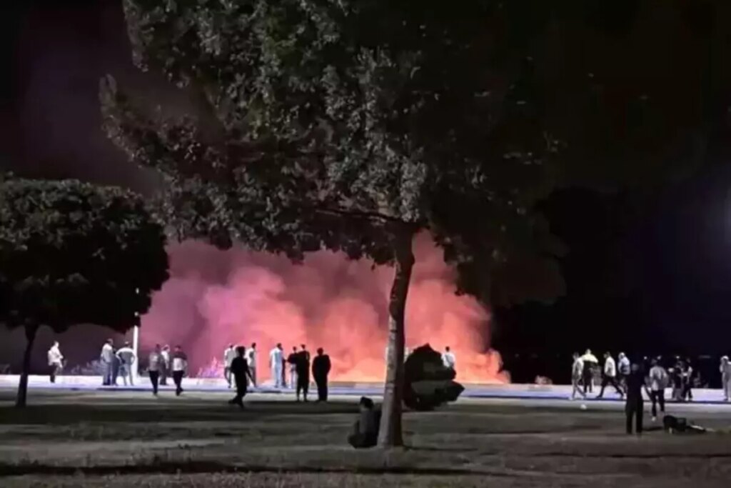 Beyşehir’de sazlık alanda çıkan yangın panik yarattı