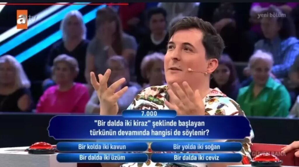 Bir dalda iki kiraz şeklinde başlayan türkünün devamında hangisi söylenir?