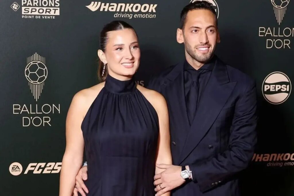 Hakan Çalhanoğlu’nun eşinden olay paylaşım