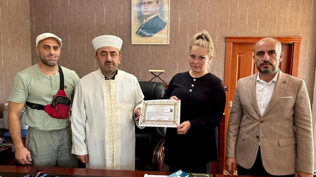 Hırvatistan uyruklu Sabrina Müslüman oldu