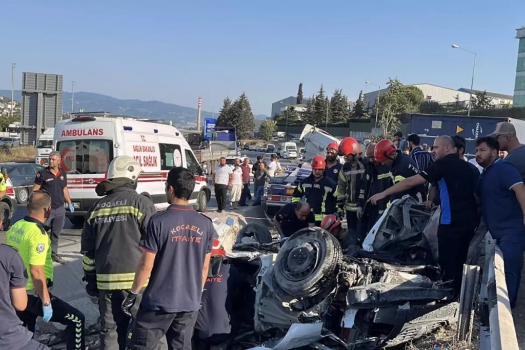 Kocaeli’ndeki kazada 5 kişinin ölümüne neden olan şoför tutuklandı
