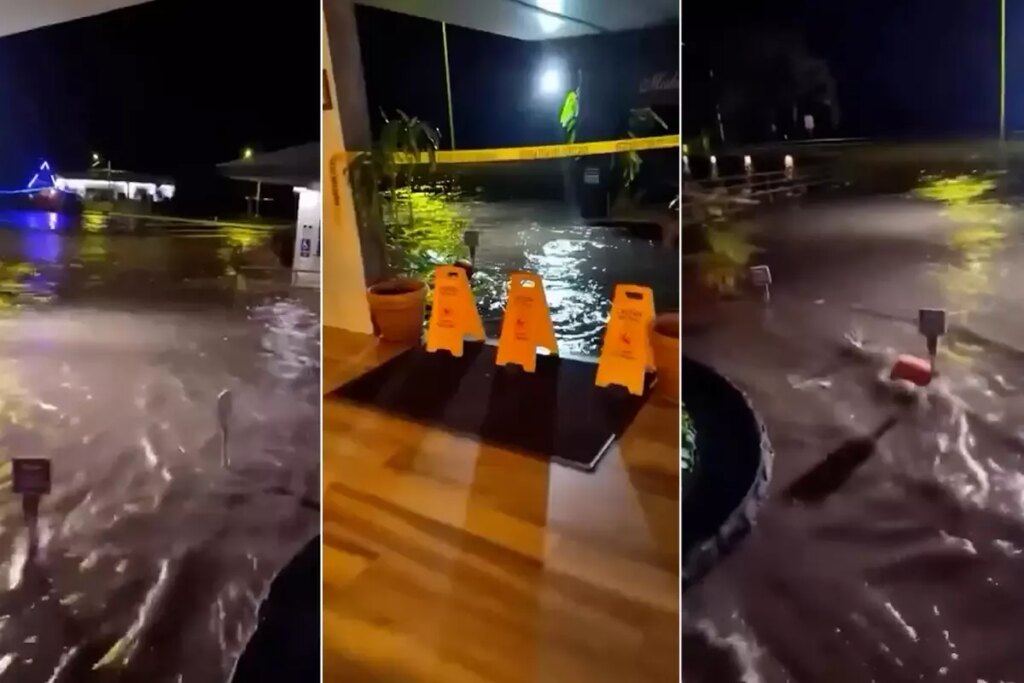 Mega deprem sonrası tsunami dalgaları Hawaii’ye ulaştı! İşte ilk görüntüler