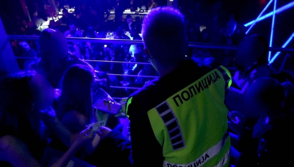 Kalkandelen ve Gostivar bölgelerindeki gece kulüplerine polis baskını